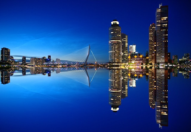 Rotterdam skyline Olanda